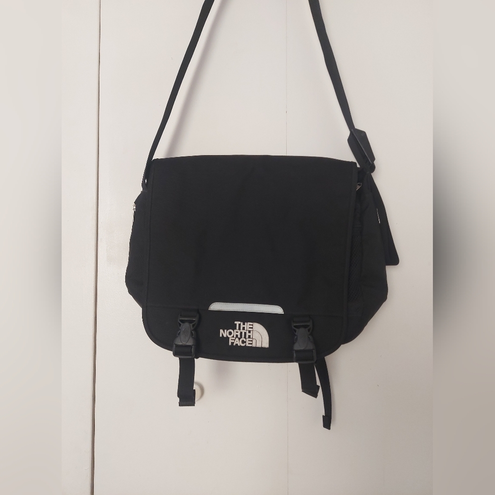The North Face Laptop Messenger Bag Multi-Pockets Shoulder Strap Adjustable